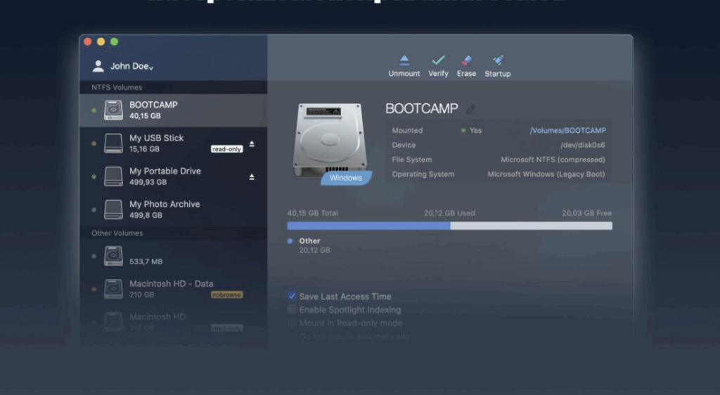 Paragon NTFS for Mac
